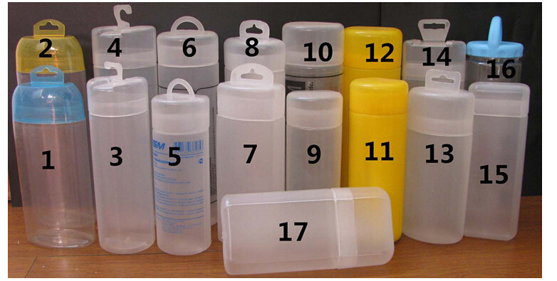 Cooling towel plastic tube packaging options