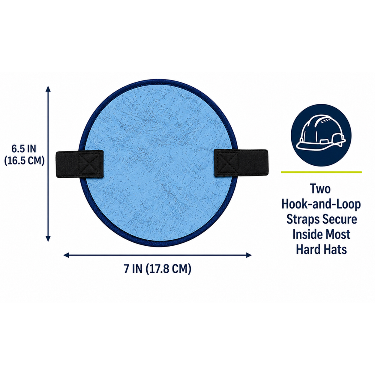 PVA Cooling Hard Hat Pad easy installation