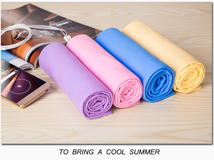 PVA cooling towel MOQ each color option